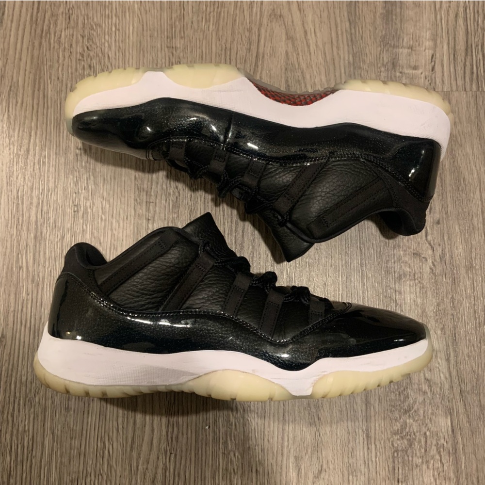 Jordan 11 Retro Low 72-10 AV2187-001 Size 13
